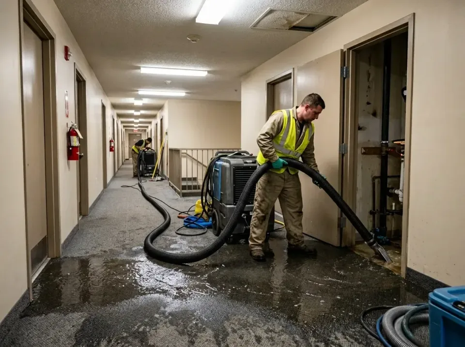 multi-unit-apartment-hallway-f-005 — frequently asked questions, Emergency Burst Pipe Water Extraction & Removal in Lehigh A…